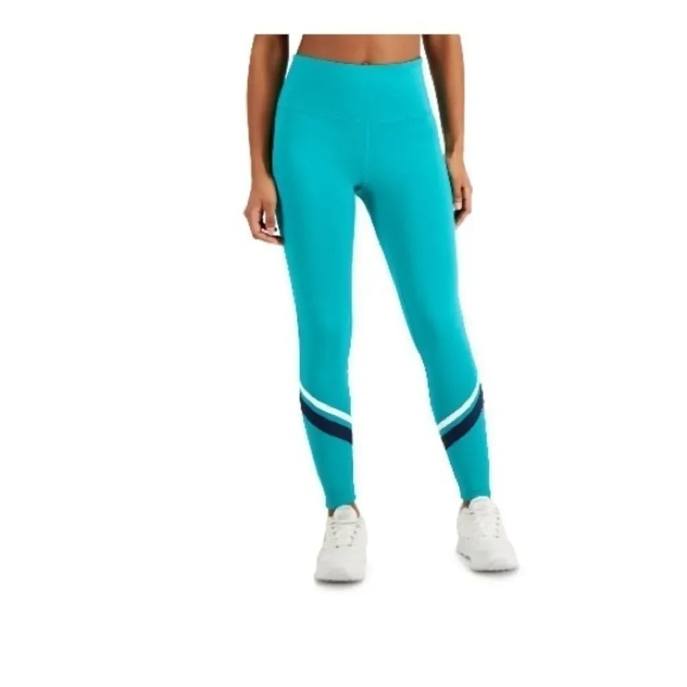 ID IDEOLOGY Women's Compression Colorblocked Side Pocket 7/8 Leggings, Reg 1x - Picture 5 of 11